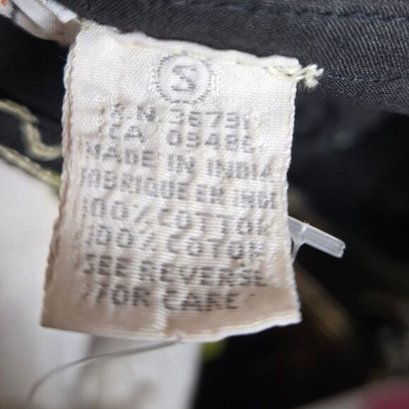 VINTAGE 90s black embroidered boho floral peasant lagenlook midi dress ‎ S - Picture 9 of 13